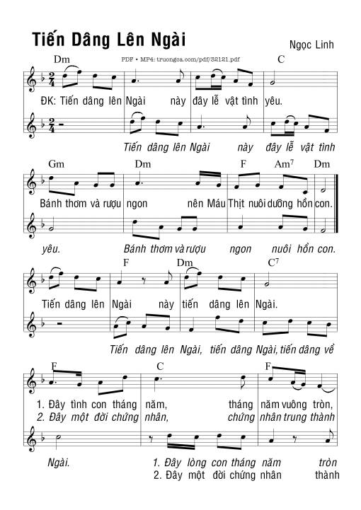 Tiến Dâng Lên Ngài