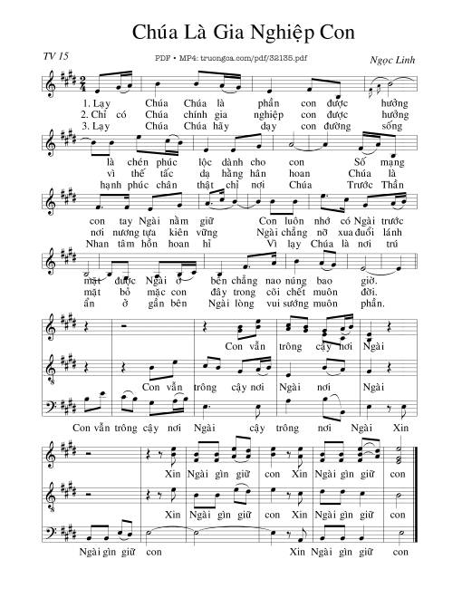 Chúa Là Gia Nghiệp Con