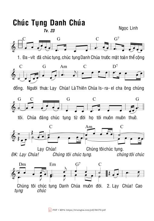 Chúc Tụng Danh Chúa