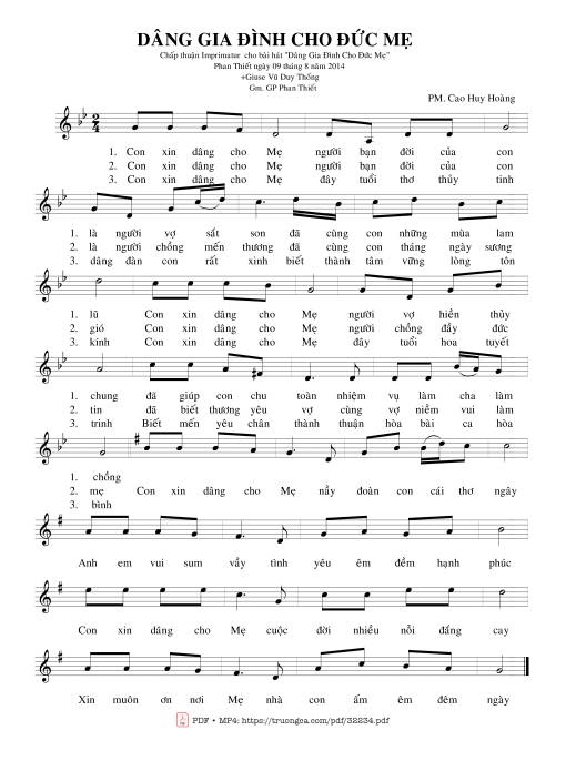 Dâng Gia Đình Cho Đức Mẹ