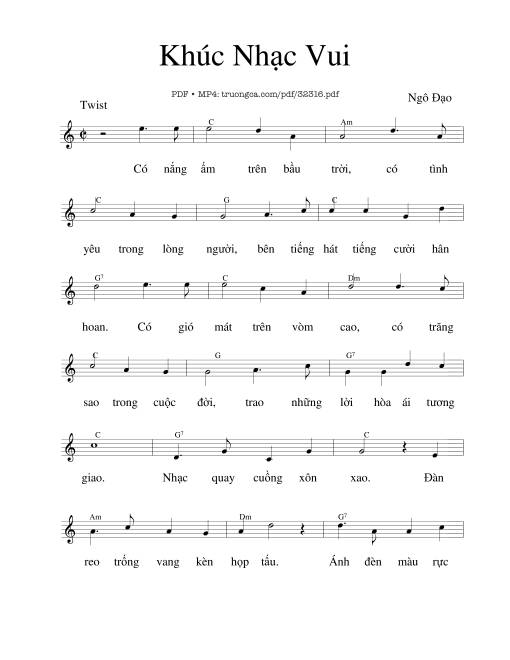 Khúc nhạc vui - Ngô Đạo