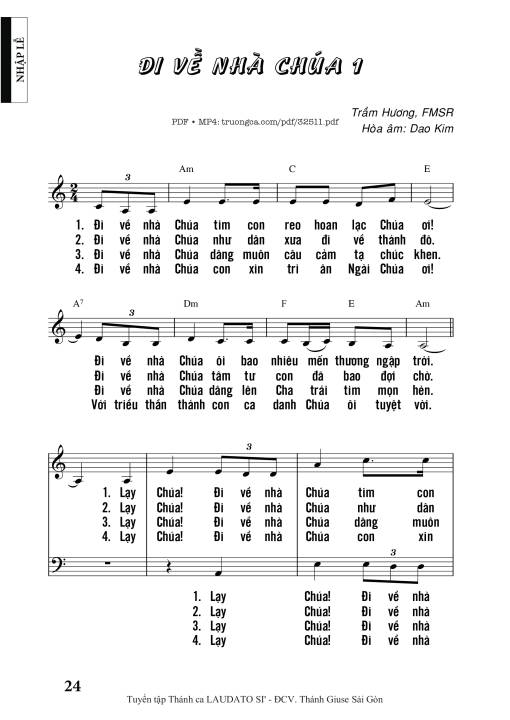 Đi Về Nhà Chúa 1