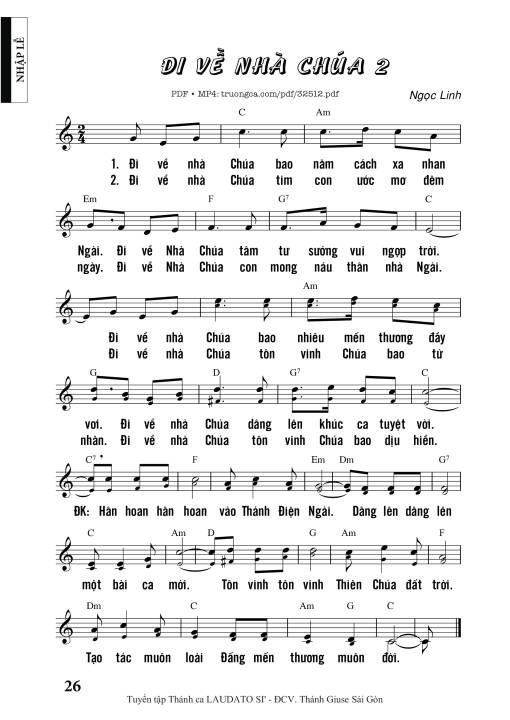 Đi Về Nhà Chúa 2