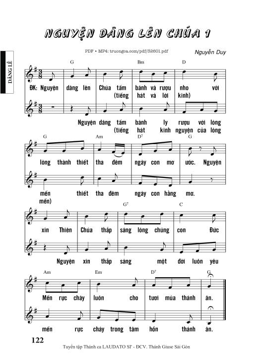 Nguyện Dâng Lên Chúa 1