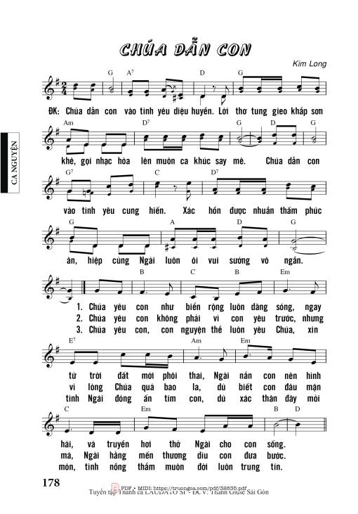 Chúa Dẫn Con - Kim Long