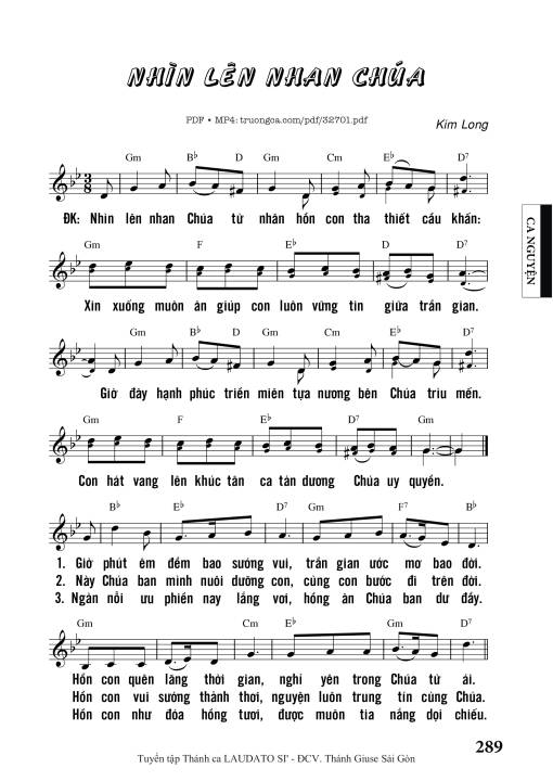 Nhìn Lên Nhan Chúa