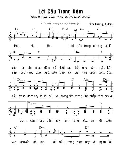 Lời Cầu Trong Đêm