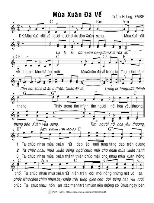 Mùa Xuân Đã Về