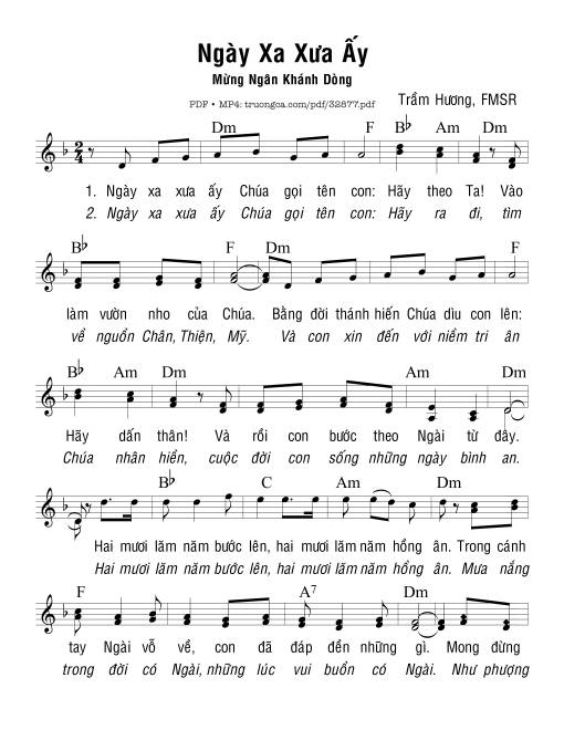 Ngày Xa Xưa Ấy - Trầm Hương