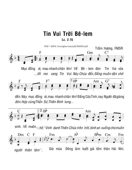 Tin Vui Trời Bê-Lem