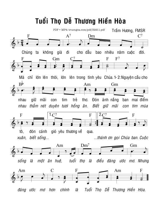 Tuổi Thọ Dễ Thương Hiền Hòa