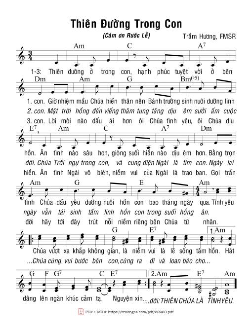 Thiên Đường Trong Con