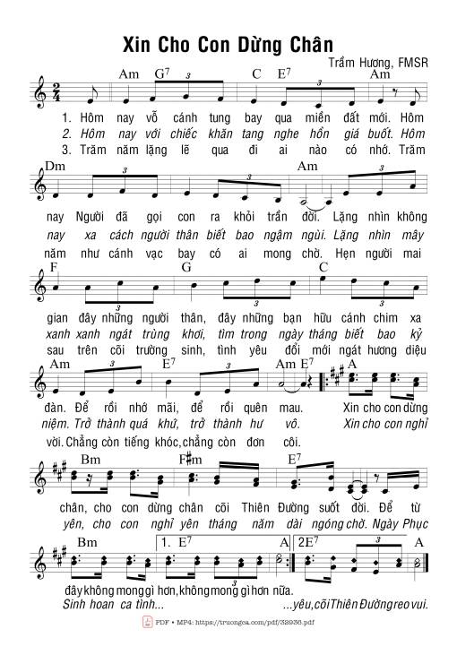 Xin Cho Con Dừng Chân