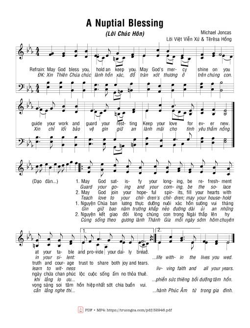A Nuptial Bles8Sing (Lời Chúc Hôn)
