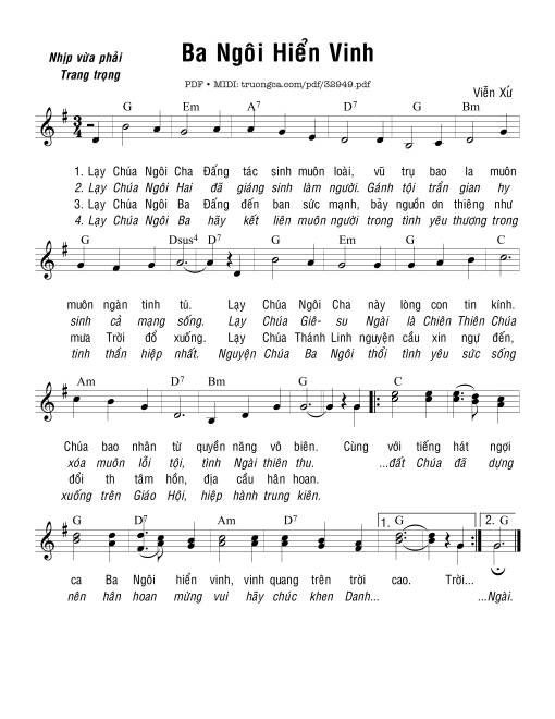 Ba Ngôi Hiển Vinh