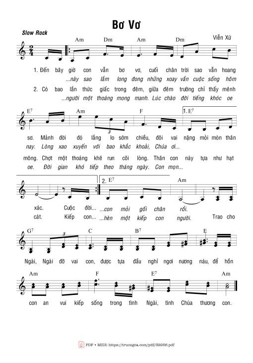 Bơ Vơ - Viễn Xứ