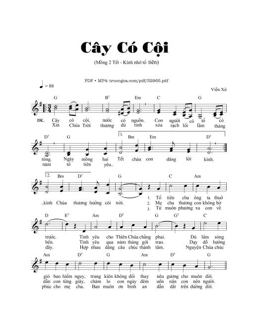 Cây Có Cội – Mồng 2 Tết
