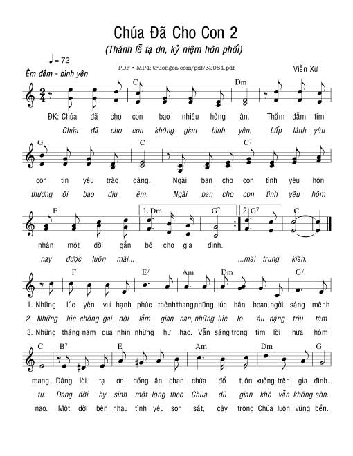 Chúa Đã Cho Con 2