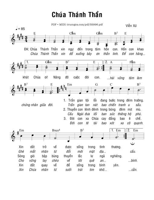 Chúa Thánh Thần - Viễn Xứ