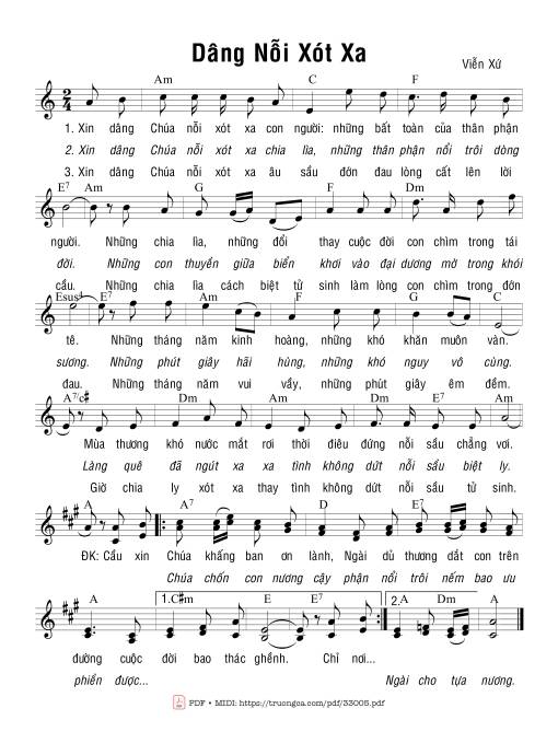 Dâng Nỗi Xót Xa - Viễn Xứ