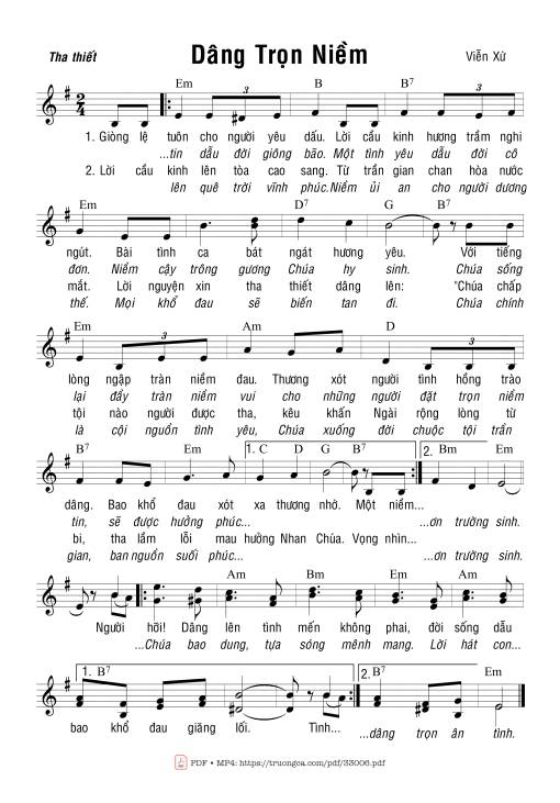 Dâng Trọn Niềm - Viễn Xứ