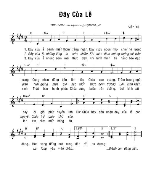 Đây Của Lễ - Viễn Xứ