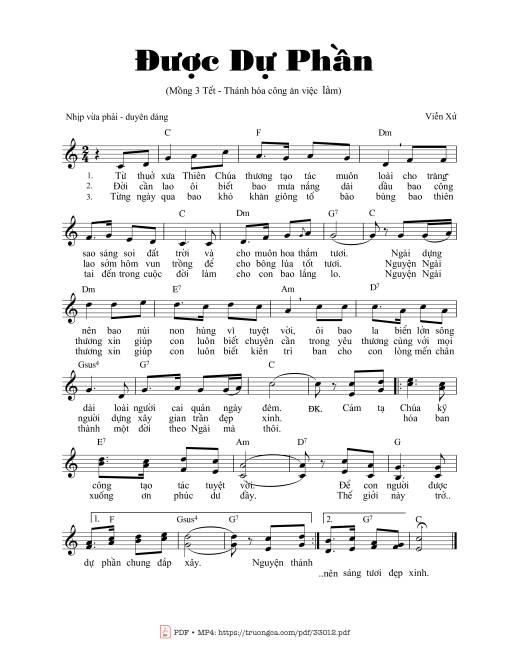 Được Dự Phần – Mồng Ba Tết