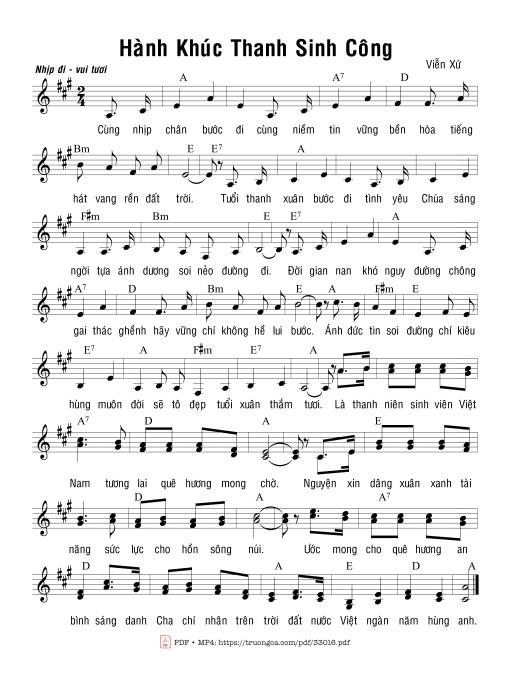 Hành Khúc Thanh Sinh Công