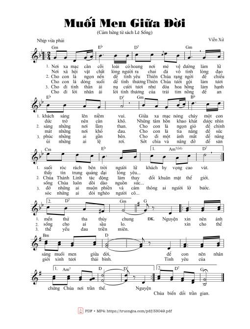 Muối Men Giữa Đời