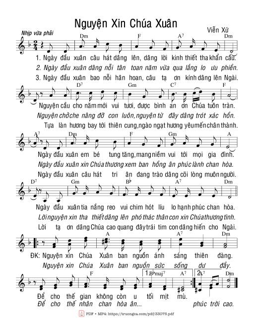 Nguyện Xin Chúa Xuân