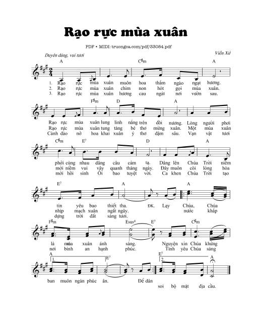 Rạo Rực Mùa Xuân