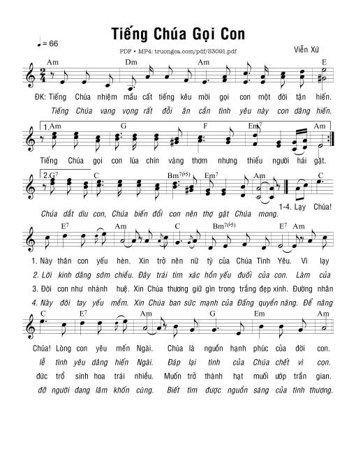 Tiếng Chúa Gọi Con