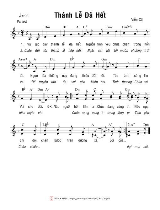 Thánh Lễ Đã Hết