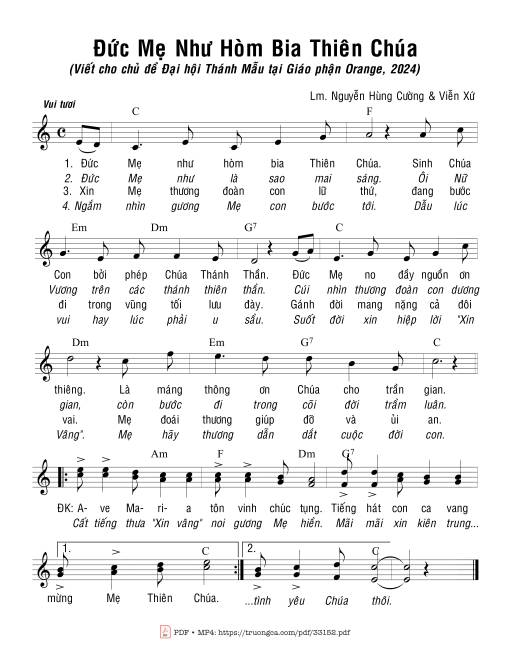 Đức Mẹ Như Hòm Bia Thiên Chúa