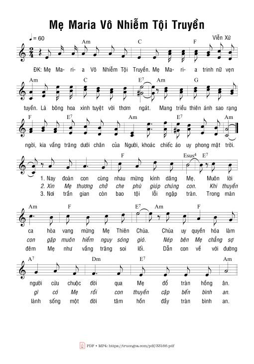 Mẹ Maria Vô Nhiễm Nguyên Tội