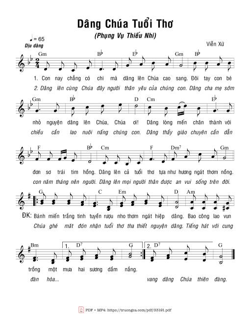 Dâng Chúa Tuổi Thơ