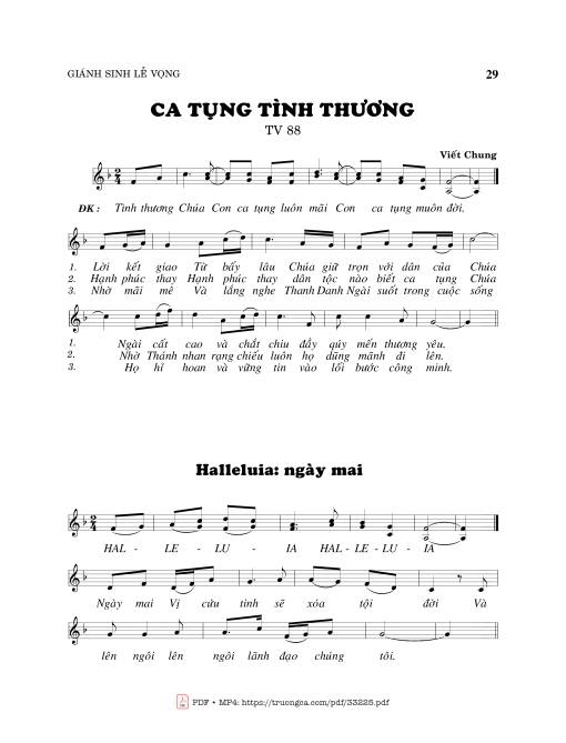 Thánh Vịnh 88, Ca Ngợi Tình Thương