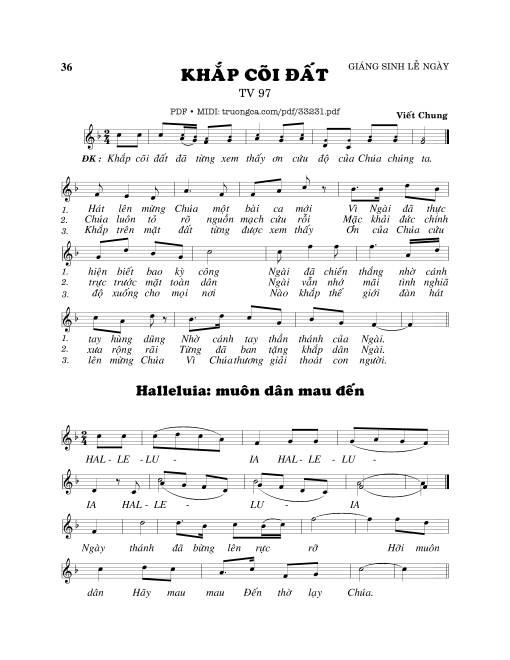 Thánh Vịnh 97, Khắp Cõi Dất