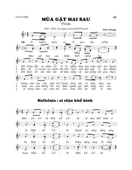 Thánh Vịnh 125, Mùa Gặt Mai Sau