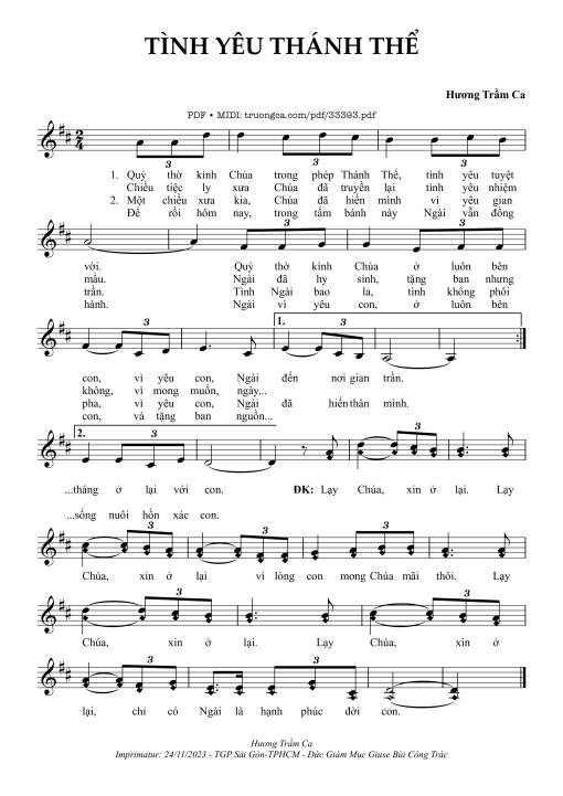 Tình Yêu Thánh Thể