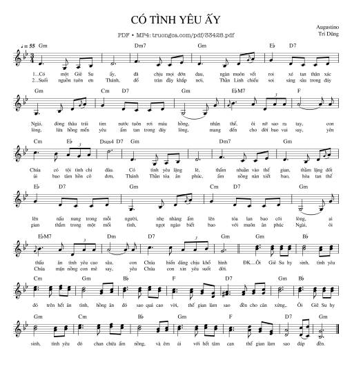 Có Tình Yêu Ấy - Agustino Trí Dũng