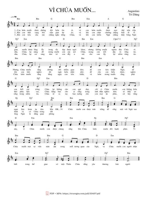 Vì Chúa Muốn… - Agustino Trí Dũng