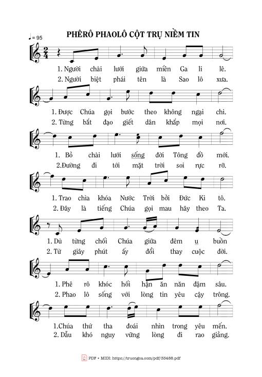 Phê-Rô Phao-Lô Cột Trụ Niềm Tin