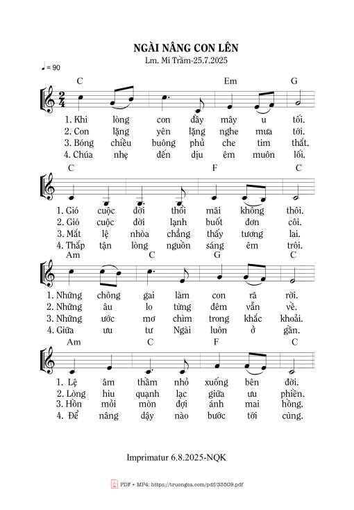 Ngài Nâng Con Lên