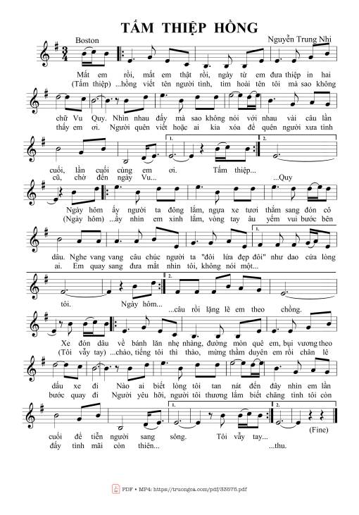 Tấm thiệp hồng