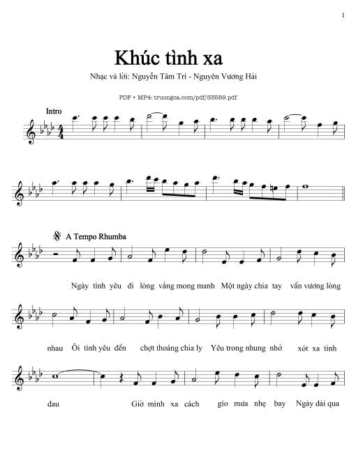 Khúc tình xa - Nguyễn Tâm Trí