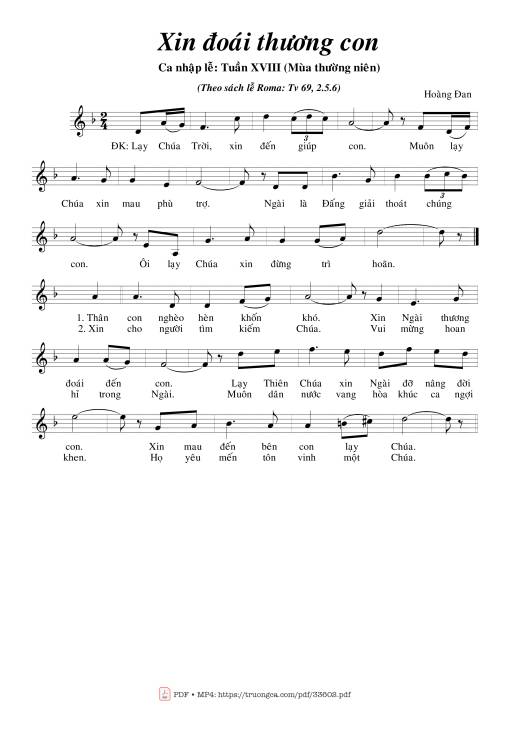 Thánh Vịnh 69, Xin Đoái Thương Con