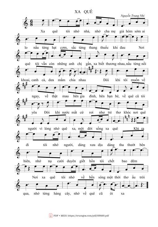 Xa quê - Nguyễn Trung Nhi
