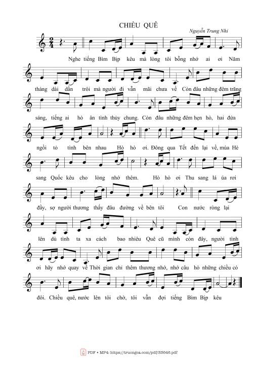 Chiều quê - Nguyễn Trung Nhi