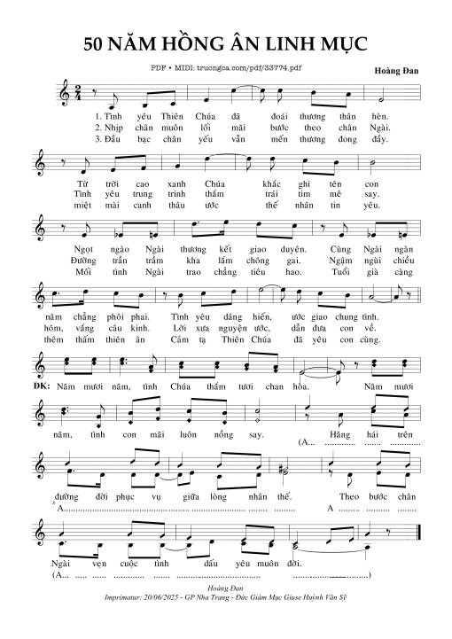 50 Năm Hồng Ân Linh Mục